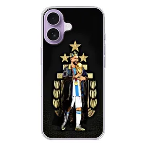 Чохли для iPhone 17 (Leo чемпіон) (AlphaPrint) (Мессі Король)