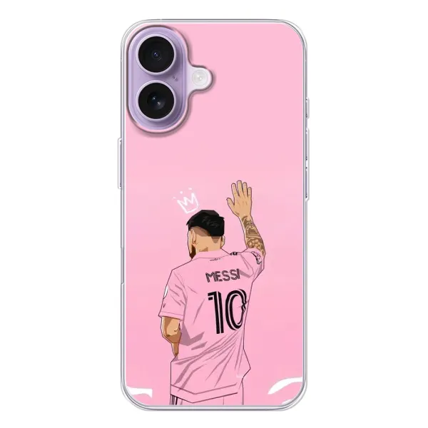 Чохол з принтом «Мессі Маямі» для iPhone 17