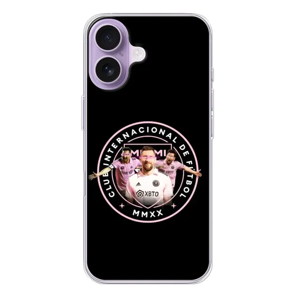 Чохол з принтом «Мессі в лого» для iPhone 17