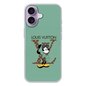 Чохли Луі Вітон для iPhone 17 (AlphaPrint - LOUIS VUITTON) (Міккі Маус LV)