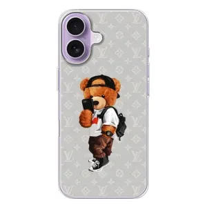 Бренднові Чохли для iPhone 17 - (PREMIUMPrint) (Ведмедик Луі)