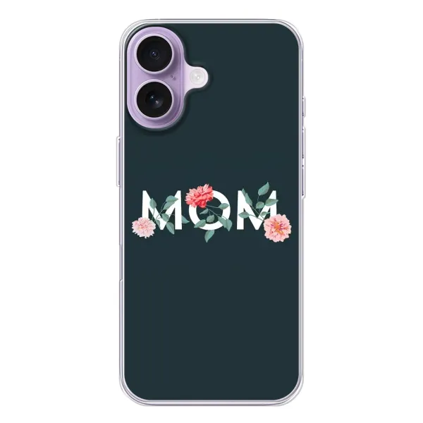 Чохол з принтом «Mom дизайн» для iPhone 17