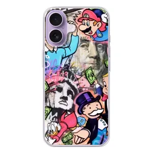 Чохли з крутими принтами для iPhone 17 - (PREMIUMPrint) (Monopoly man)