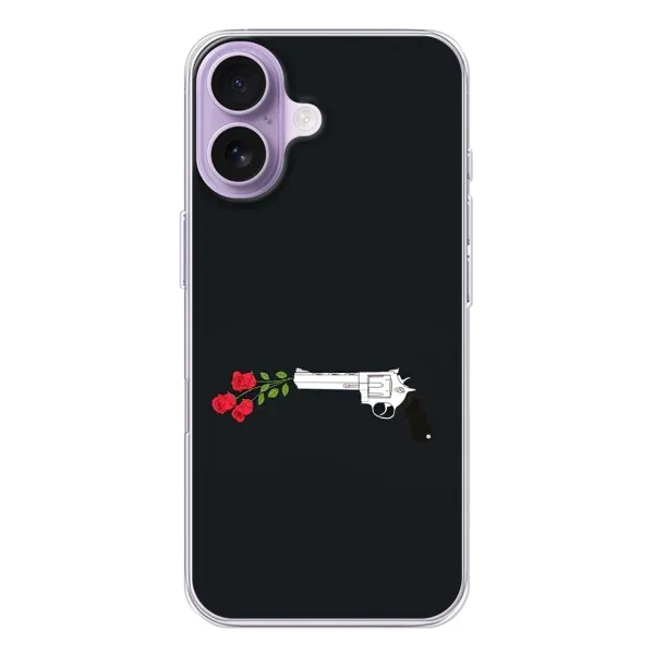 Чехол с принтом «Неожиданные цветы» для iPhone 17