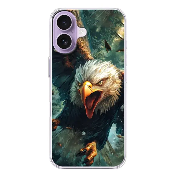 Чохол з принтом «Орел у польоті» для iPhone 17