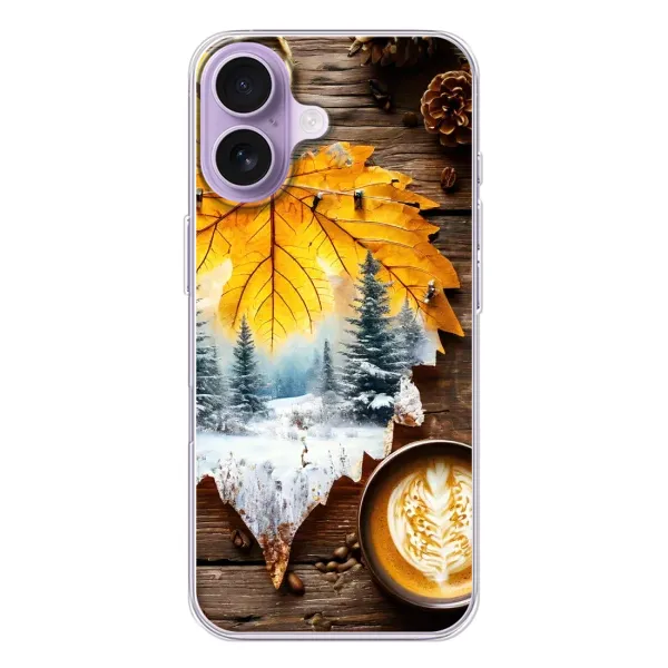 Чохол з принтом «Осінньо-зимова кава» для iPhone 17 Чохол з принтом «Осінньо-зимова кава» для iPhone 17