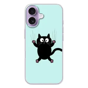 Чехол с принтом для iPhone 17 (AlphaPrint) Модные коты