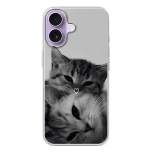 Чехол с рисунком кот на iPhone 17 (Пара котов)