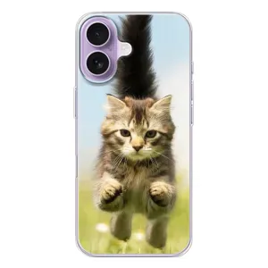 Чехлы с Котиками для iPhone 17 (VPrint) (Прыжок кота)