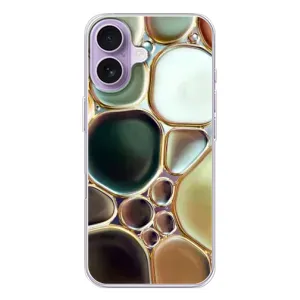 Мраморний чехол на iPhone 17 (VPrint) (Радужний Мрамор)