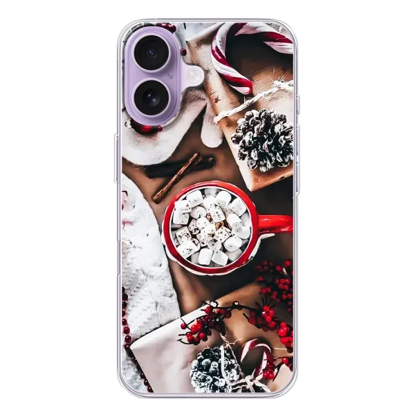 Чохол з принтом «Різдвяна атмосфера» для iPhone 17