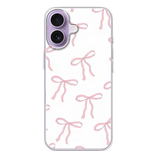 Чохол з принтом «Рожеві бантики» для iPhone 17