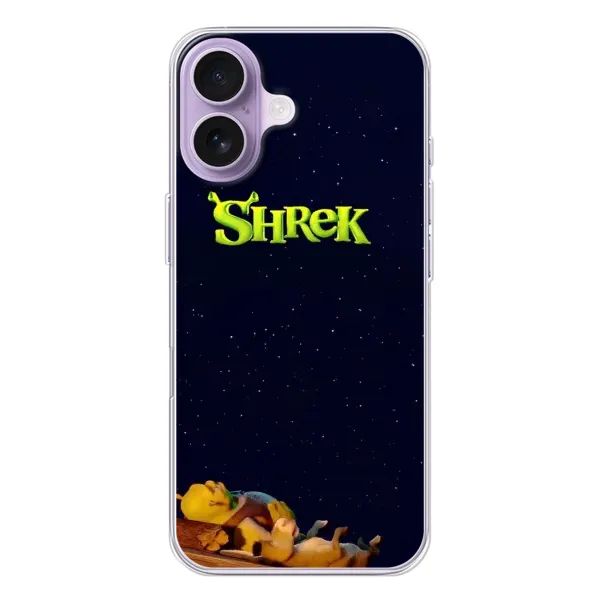 Чохол з принтом «Відпочиваючий Шрек» для iPhone 17