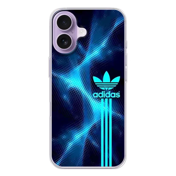 Чехол с принтом «Синий Адидас» для iPhone 17