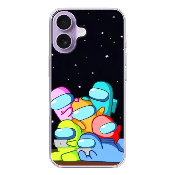Чехол с принтом «Скины в космосе» для iPhone 17 Чехол с принтом «Скины в космосе» для iPhone 17