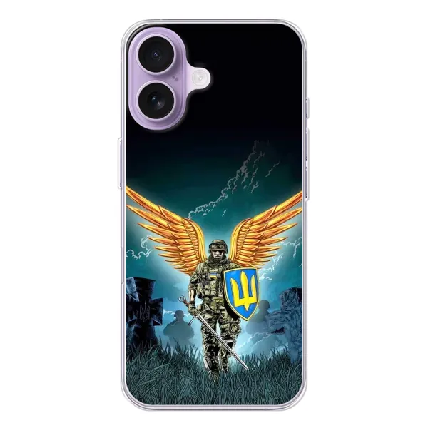 Чехол с принтом «Солдат ЗСУ» для iPhone 17