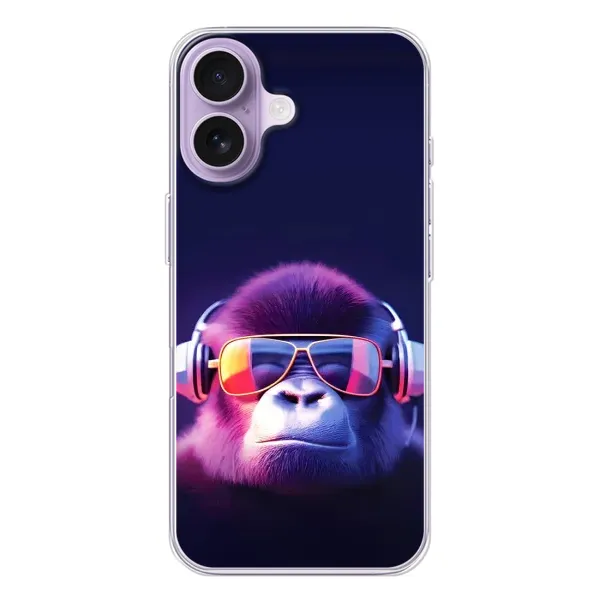 Чохол з принтом «Стильна мавпа» для iPhone 17