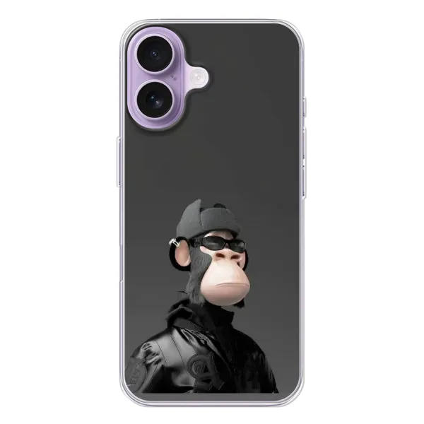 Чохол з принтом «стильна мавпа NFT» для iPhone 17