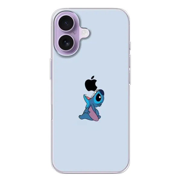 Чохол з принтом «Stitch apple» для iPhone 17