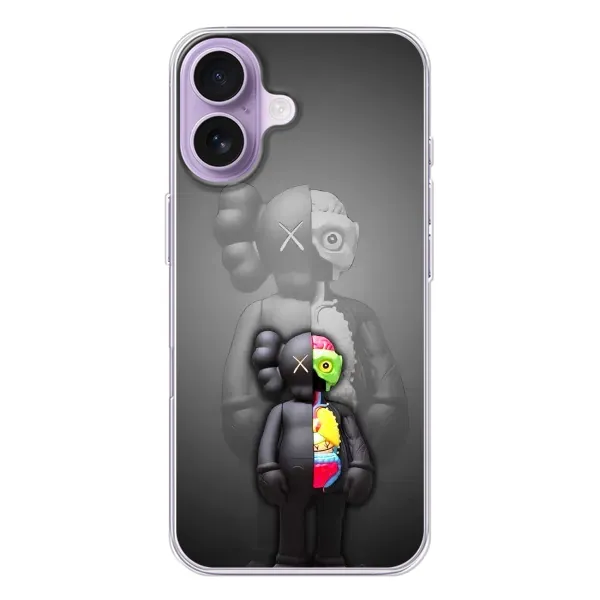 Чохол з принтом «Тіло Bearbrick» для iPhone 17