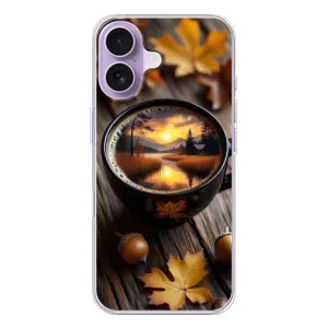Чохол з принтом «Темна кава» для iPhone 17