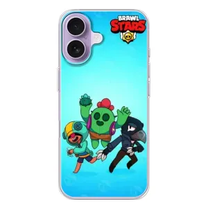 Чехлы Brawl Stars для iPhone 17 (AlphaPrint)