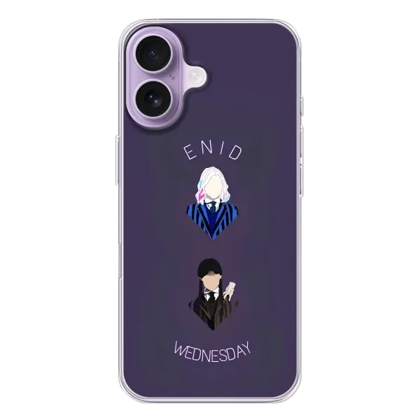Чохол з принтом «Венздей і подруга» для iPhone 17