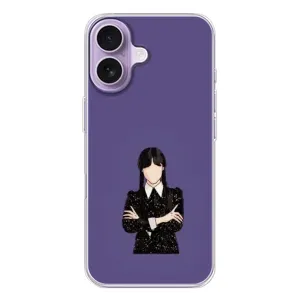 Чохли Венсдей на iPhone 17 Уенсдей (AlphaPrint) (Венздей у чорному)