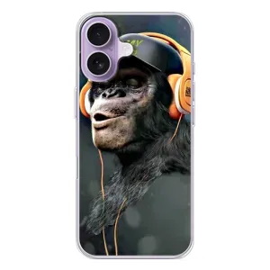 Чохол з Мавпами iPhone 17 - (AlphaPrint) (В навушниках)