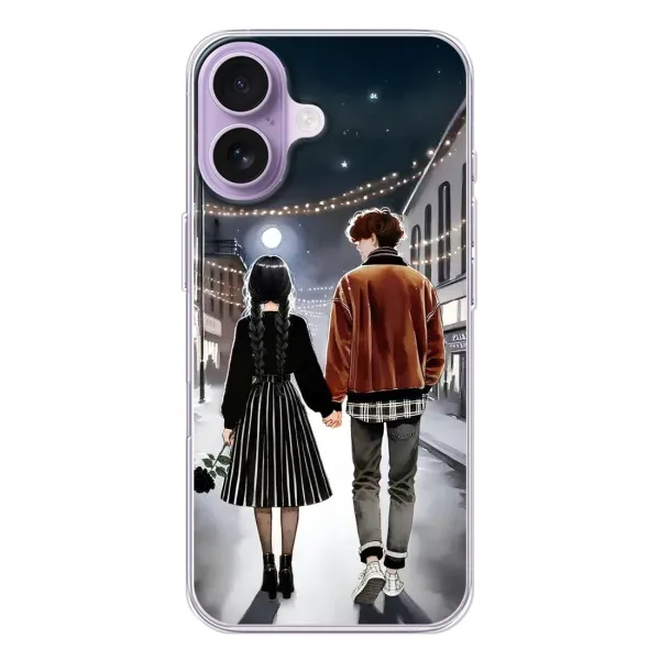 Чохол з принтом «Венздей та Тайлер» для iPhone 17