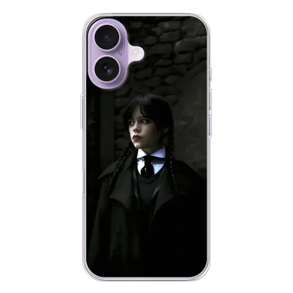 Чохол з принтом «Темний стиль Венздей» для iPhone 17