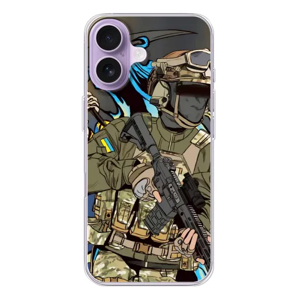 Чехол с принтом «Воин ВСУ» для iPhone 17