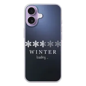 Зимні Чохли для Айфон 17 - прозорий фон (Winter loading)