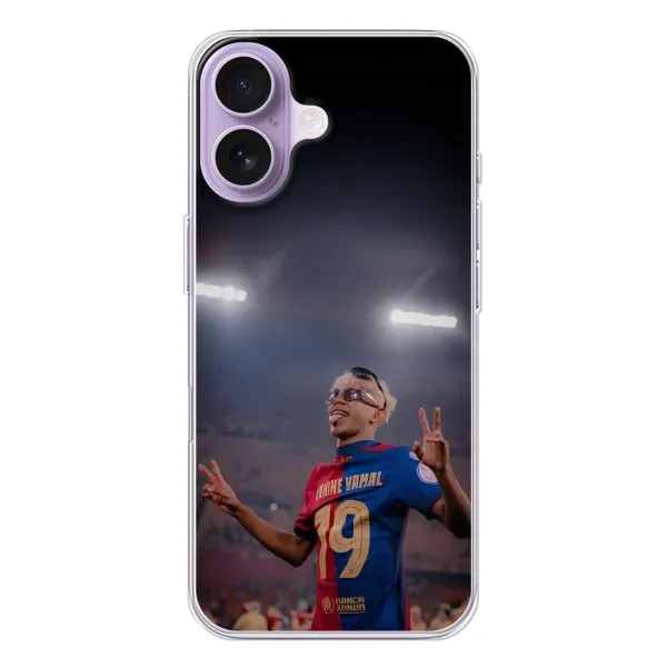 Чохол з принтом «Ямаль на стадіоні» для iPhone 17