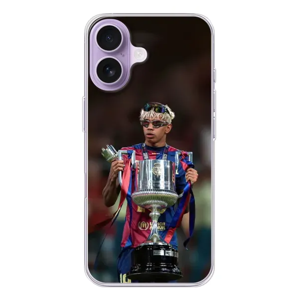 Чохол з принтом «Ямаль з кубком» для iPhone 17
