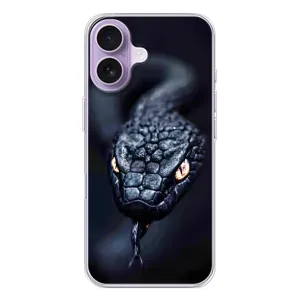 Чохол з картинкою 'Хижаки' для iPhone 17 (Чорна змія)