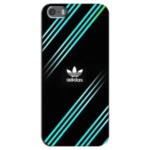 Чохли Адидас для iPhone 5 / 5s / SE (AlphaPrint) (Адідас з полосами)