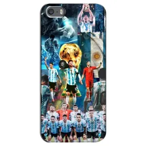 Чохли Мессі для iPhone 5 / 5s / SE (AlphaPrint) (Аргентина Мессі)