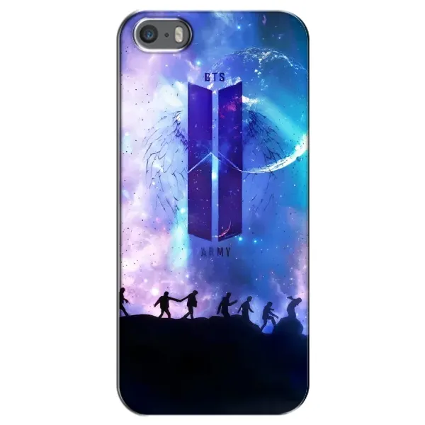 Чохол з принтом «Army BTS» для iPhone 5 / 5s / SE