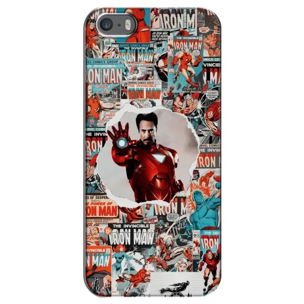 Чохол з принтом «Айронмен» для iPhone 5 / 5s / SE