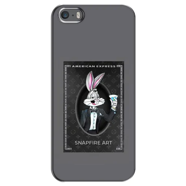 Чохол з принтом «Бакс Бані LV» для iPhone 5 / 5s / SE