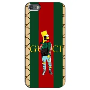Бренднові Чохли для iPhone 5 / 5s / SE - (PREMIUMPrint) (Барт ГУЧЧІ)