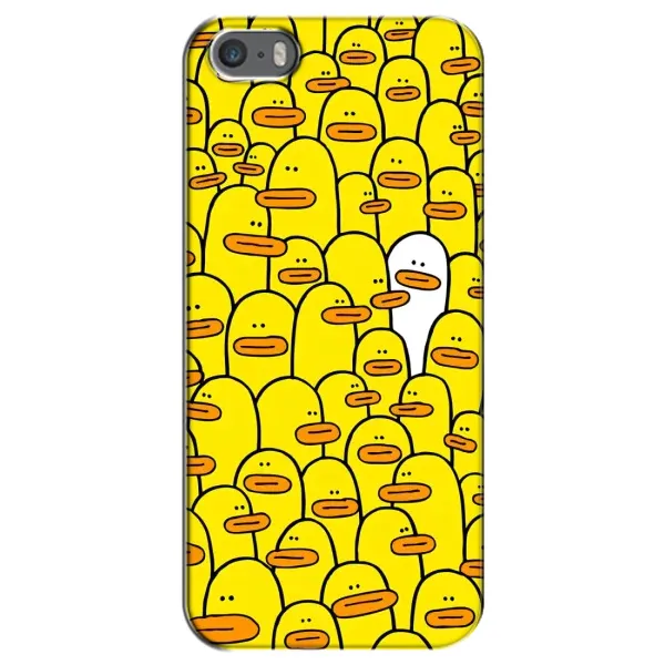 Чохол з принтом «Біла уточка» для iPhone 5 / 5s / SE