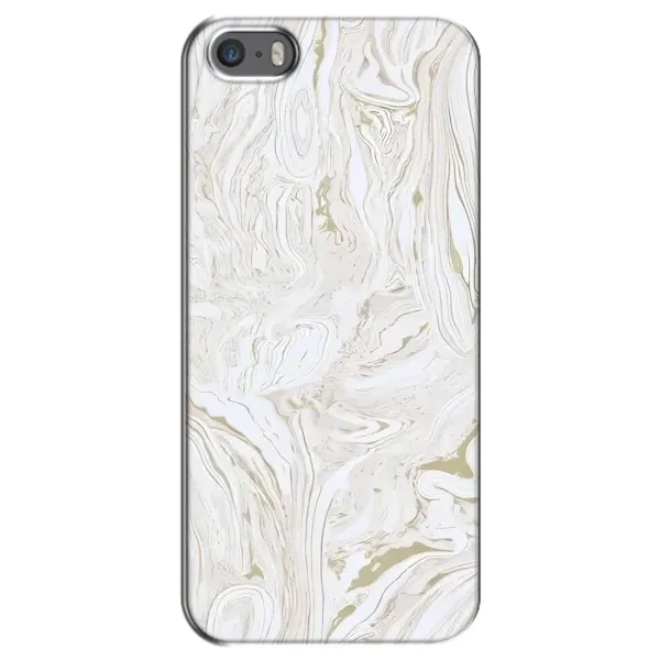 Чохол з принтом «Білий мрамор» для iPhone 5 / 5s / SE