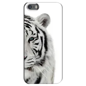 Чохли з картинкою животних iPhone 5 / 5s / SE (Білий Тигр)