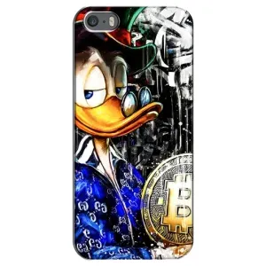 Чехли для Епл 5 / 5с / СЕ - Scrooge MagDag (PREMIUMPrint) (Біткойн Скрудж)
