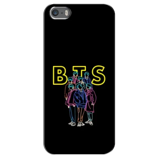 Чохол з принтом «BTS стайл» для iPhone 5 / 5s / SE