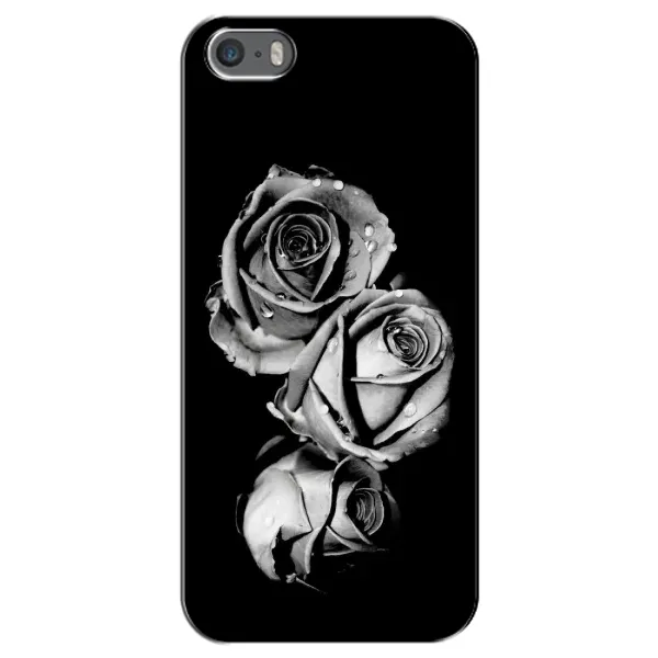 Чехол с принтом «Черная роза» для iPhone 5 / 5s / SE Чехол с принтом «Черная роза» для iPhone 5 / 5s / SE