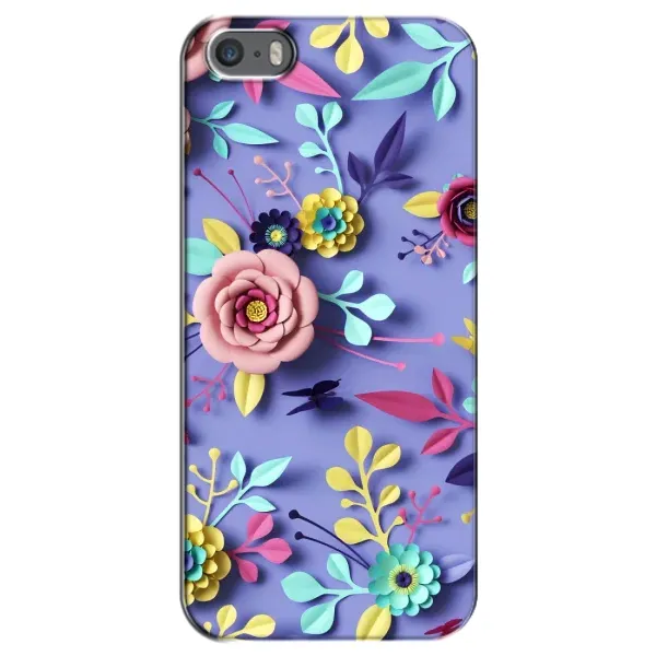 Чохол з принтом «Дизайн квітів» для iPhone 5 / 5s / SE