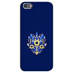 Чохли для iPhone 5 / 5s / SE Укр. Символіка (AlphaPrint) (Квітковий Герб)